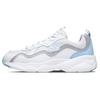 DLites Airy Comfortable Low-Top Casual Shoes Women Sneaker White Blue 88888201-WLGB