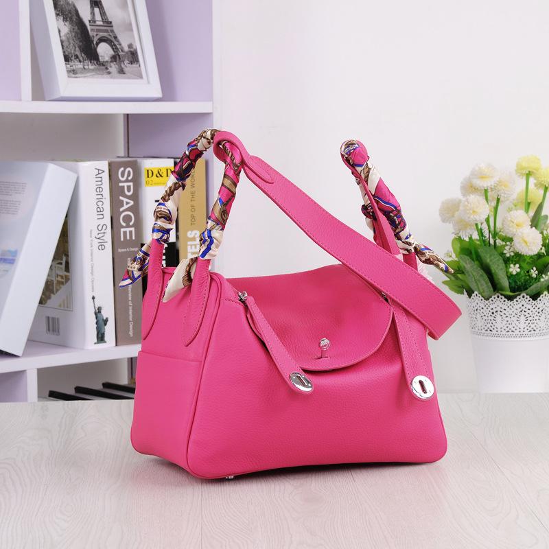 Módní taška Nová taška na léky Taška Lindi Vysoce kvalitní Vrchní vrstva Hovězí kůže Kabelka přes rameno Pravá kůže Dámská taška Explozivní