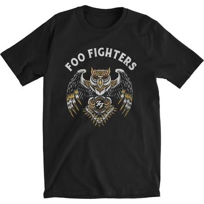 Foo Fighters Sova Slim Fit Tričko High-end Luxus je pro Muže i Ženy Top Y2k 2026 Léto