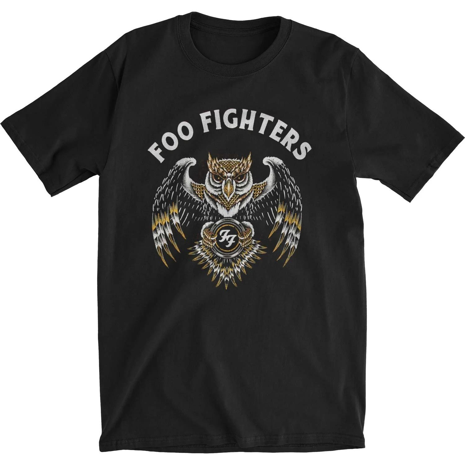 

Foo Fighters Owl Slim Fit T-shirt High-end Luxury Is for Both Men and Women Top Y2k 2026 Summer 4XL