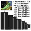 5-45W Reptiles Heat Mat Terrarium Climbing Pet Heating Warm Pads Adjustable Temperature Controller Mats Reptiles Supplies Fuel Injectors 6