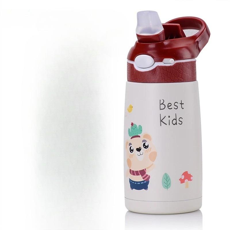

1PC Homecoming Season Water Cup with Straw, Portable Water Cup, Suitable for Home Use, Sports Use, Outdoor Use, School Use 400ml красный