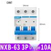 Chint NXB Air Switch Circuit Breaker: 1P, 2P, 3P, 4P Household Type D Three-Phase Disconnector 380V.