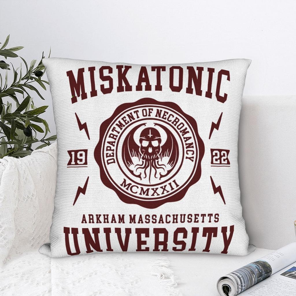 Soft Miskatonic University Cthulhu Pillowcase Polyester Cushion Cover Decor Lovecraft Book Pillow Case Cover Home Drop Shipping