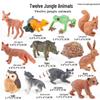 Kids' Educational Farm Animal Figurine Set: Cow, Chicken, Duck, Goose, Pig, Goat