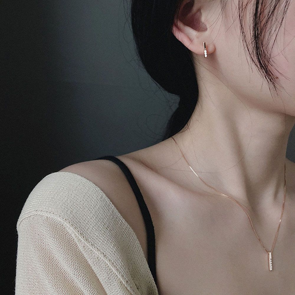 Trendy Geometry Charm Simple Fashion Accessories Jewelry Necklaces Pendants Clavicle Chain
