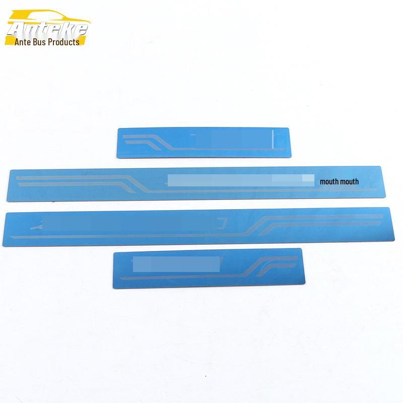 Zotye T700 Stainless Steel Welcome Pedal Trim - Anti-Scratch Sill Strips Accessories