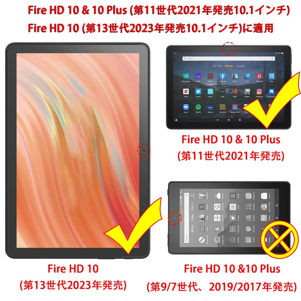 Compatible Amazon Fire HD 10 Released in 2023 inch 13th generation protective film LCD glass film Asahi Glass material Shatter and scratch resistant