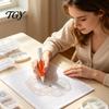 Faux Diamond Art Pen Automatic Bead Dispenser, Wax-Free Pen, Ergonomic Precision Applicator Tool for Round Diamonds, DIY Crafts Accessories