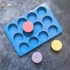 Round Chocolate Cookie Molds Chocolate Silicone Mold 12-Cavity Cylinder Silicone Molds For Jelly Mini Cakes Muffin Baking