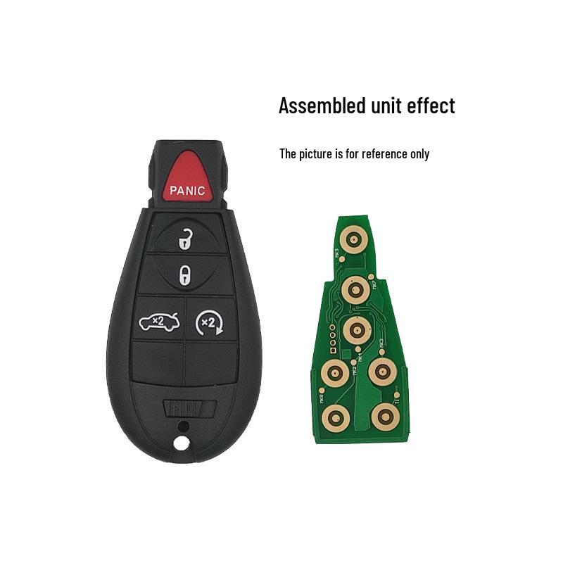 JP Jeep FCC: GQ4-53T 5-Button Semi-smart 46 Chip Motherboard 433 MHz