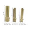 3/4"/1"/1.5" Internal Thread Adjustable Fountain Nozzles Brass Air-Blended Bubbling Water Column Garden Landscape Sprinkler 1Pc