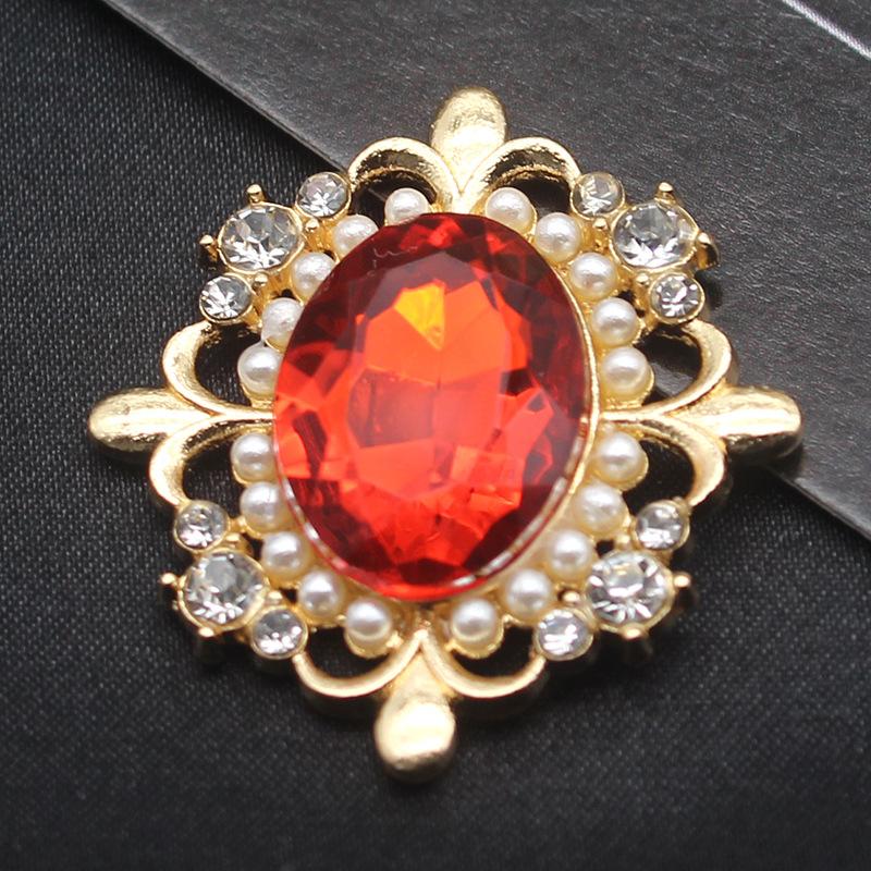 29*32Mm Exquisite Alloy  Buckle Bowknot Hair Accessories Material Accessories Wedding Invitation Decoration