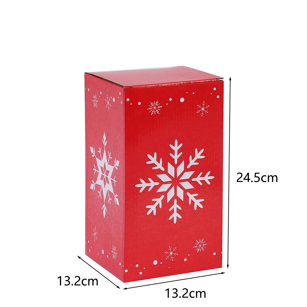 Creative Christmas Gifts Silver Star Christmas Tree Children Night Light Santa Snowflake Window Ornament