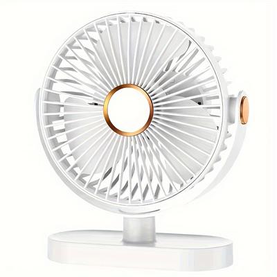 USB Small Desk Fan, Portable Fans With Strong Airflow, Quiet Operation, Personal Table Fan For Home, Office, Bedroom
