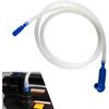 3.93 Ft Brake Bleeder Hose, Vacuum Brake Bleeding Tool with Adapter, Brake Bleeding Change Hose, Universal Replacement Tube for Car Motorcycle