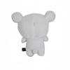 Black White Bear Rilakkuma Plush Toy Doll With Soft Furry Cartoon Cute Button Belly Design For Fans Collection And Daily Use