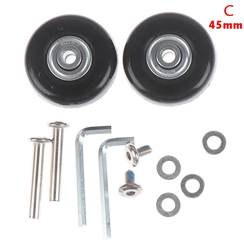 

Практичная многотипная бесшумная тележка для багажа, дорожный багаж, универсальные аксессуары для ремонта колес, колеса 45mm