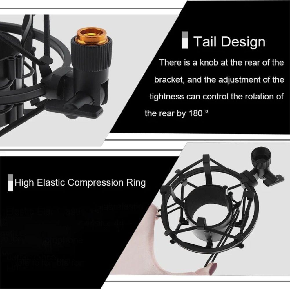 Adjustable Microphone Shockproof Bracket Shockproof Spider Mic Holder Clip  Live Broadcast