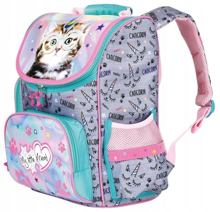 School Backpack Mlf Cat Unicorn St.majewski Kitten with Kitten Backpack