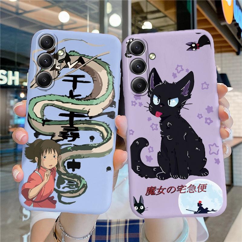 Totoro Cartoon Phone Case For iPhone Samsung A55 S24 FE S25 M35 Xiaomi Redmi Note 13 Pro 14C Huawei Honor Realme Shockproof Anti-Scratch Matte Cover
