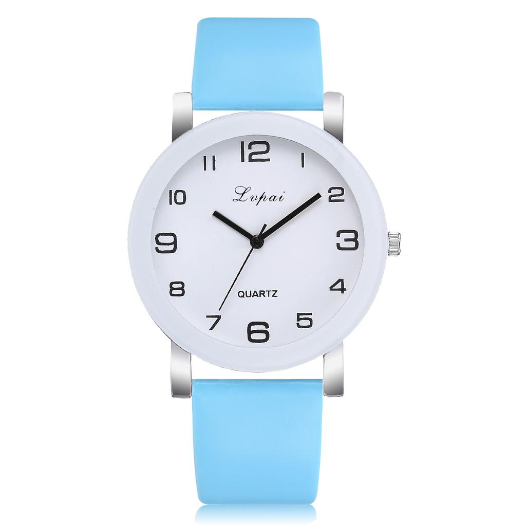 Fashion Simple Leather Watch Women Analog Quartz Wrist Watches