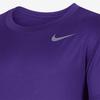 Nike Team Legend Knit Quick-Dry Crew Neck Short Sleeve Kids Tops Garden-Purple IB8678-547