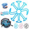 Motorradhelm-Innenpolster, verformungssicheres Silikon-Helmpolster, belüften, atmungsaktives Fahrradhelm-Belüftungspolster