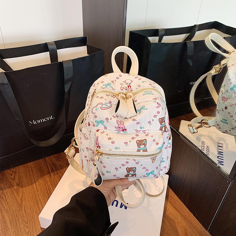 New Cute Cartoon Backpack Fashion Backpack Travel Leisure Small School Bag Student Small Backpack