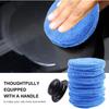 Garneck 8pcs Car Wax Applicator Pads Kit 5'' Microfiber Soft Foam Waxing Pad with Grip Handle for Car Furniture Glass Boat Polis