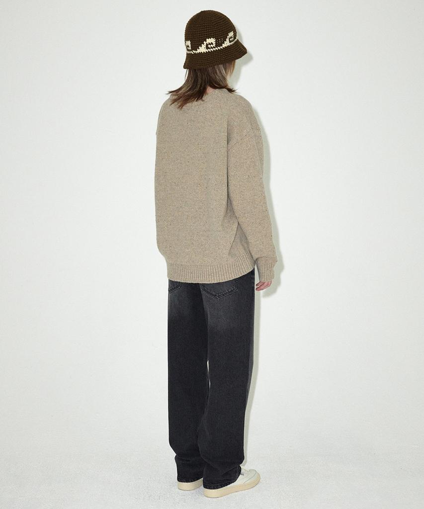 MAHAGRID Swell Handmade Knit Bucket Hat Brown(Mg2Efmab35A)