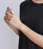 Minimalist Brushed Korean Style Open Index Finger S925 Sterling Silver Ring for Women