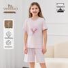 Kids' Bamboo Fiber Short-Sleeve Pajama Set