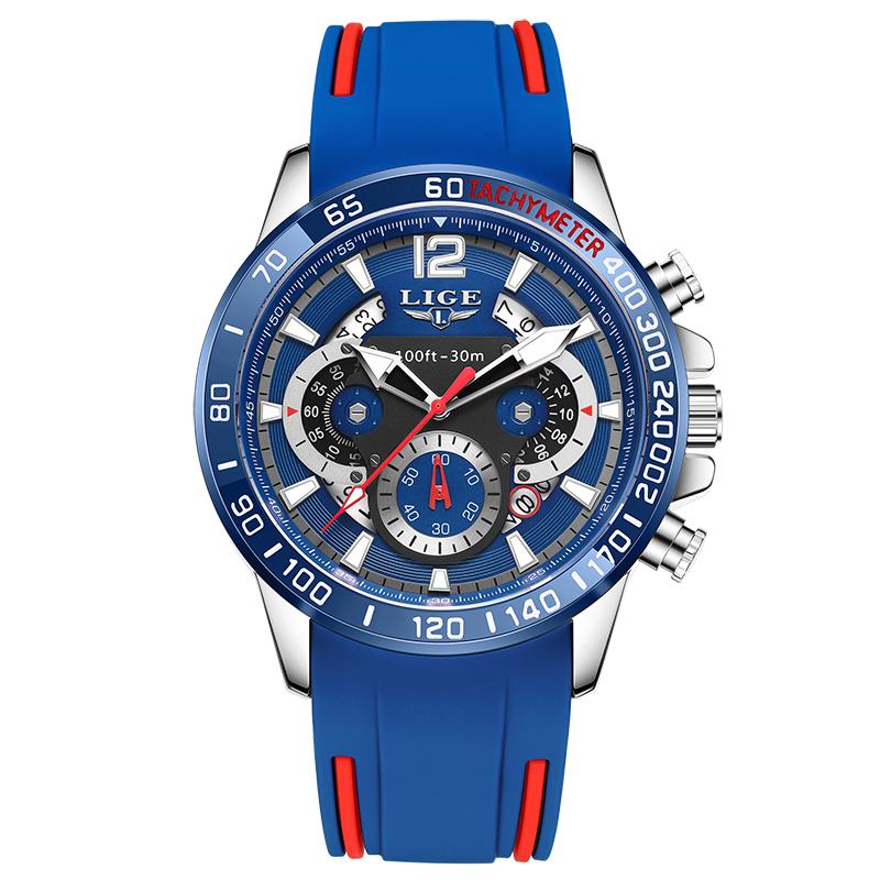 New Outdoor Sports Men Watch Top Brand Luxury Military Waterproof Quartz Watches for Men Fashion Auto Date Chronograph Male