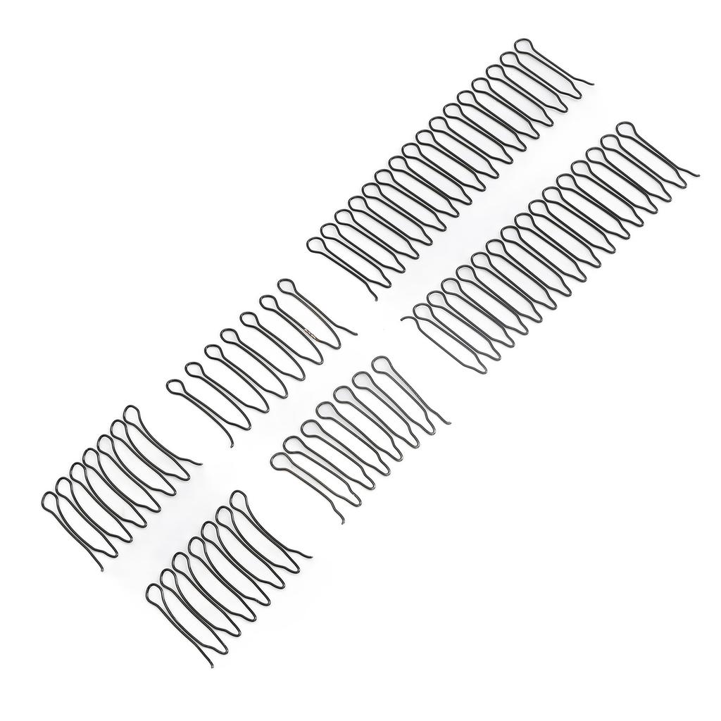 3 Set Twist Hair Clip Comb Fashionable Waterproof Elastic Anti Proof Metal Wire Hair Comb