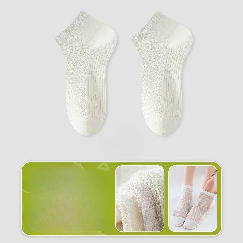 

Женские летние тонкие модные новые носки без косточек, дышащие, с защитой от запаха 1 pair светло-желтого