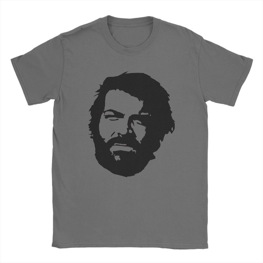 Unisex Donna Nuovo Arrivo Bud Spencer T Shirt Maglietta Cotone Puro T-shirt Abbigliamento