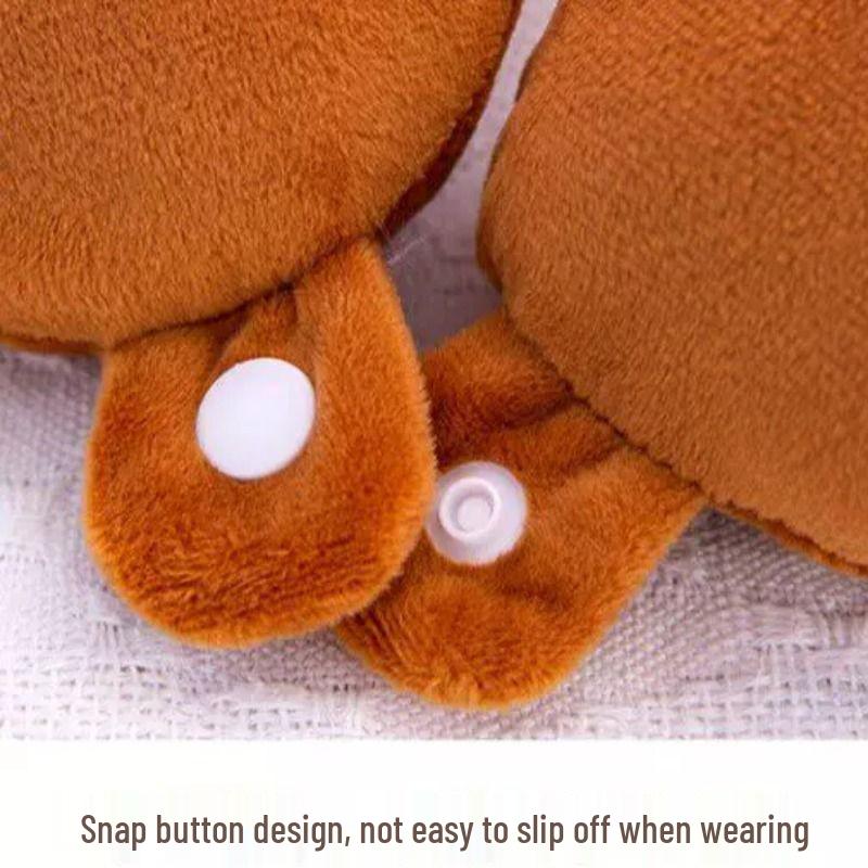 U-Shaped Travel Neck Pillow - Portable Car Support, Multi-Color Options, PP Cotton Comfort