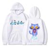 KPop Demon Hunters Hoodies Men Fashion Anime Tiger Printed Sweatshirts Women Casual Cool Streetwear Hoody Pullovers Sudaderas