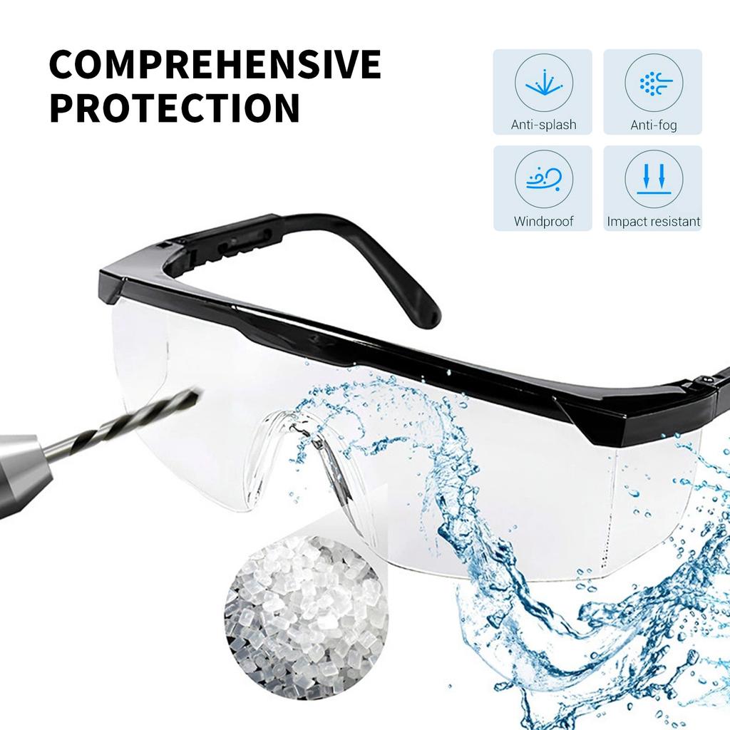 Z87.1 Safety Goggle Anti Splash Dust Proof Construction Work Lab Eyewear Eye Protection Industrial Research Safety Glasses
