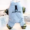 Dog Waterproof Jacket Solid Winter Puppy Clothes Cotton Four Legs Pet Warm Coat Cat Clothing Chihuahua Bichon Dachshund Jumpsuit