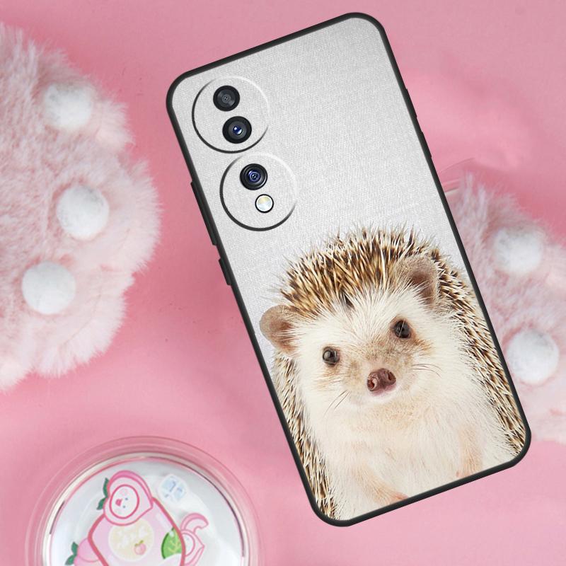 Animal Hedgehog Case For Honor 200 Pro 50 70 90 Lite X9b X9a X8b X8a X8 X9 X9c Honor Magic 7 6 5 Lite Cover