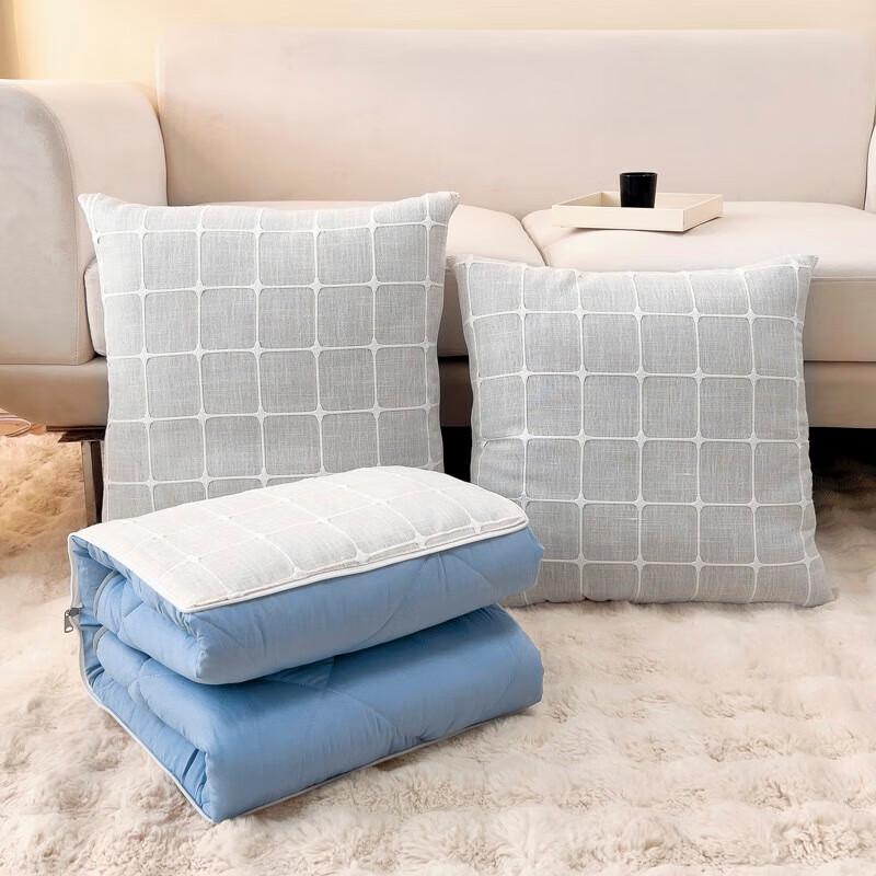 Muji Coarse Linen Multi-functional Pillow Quilt