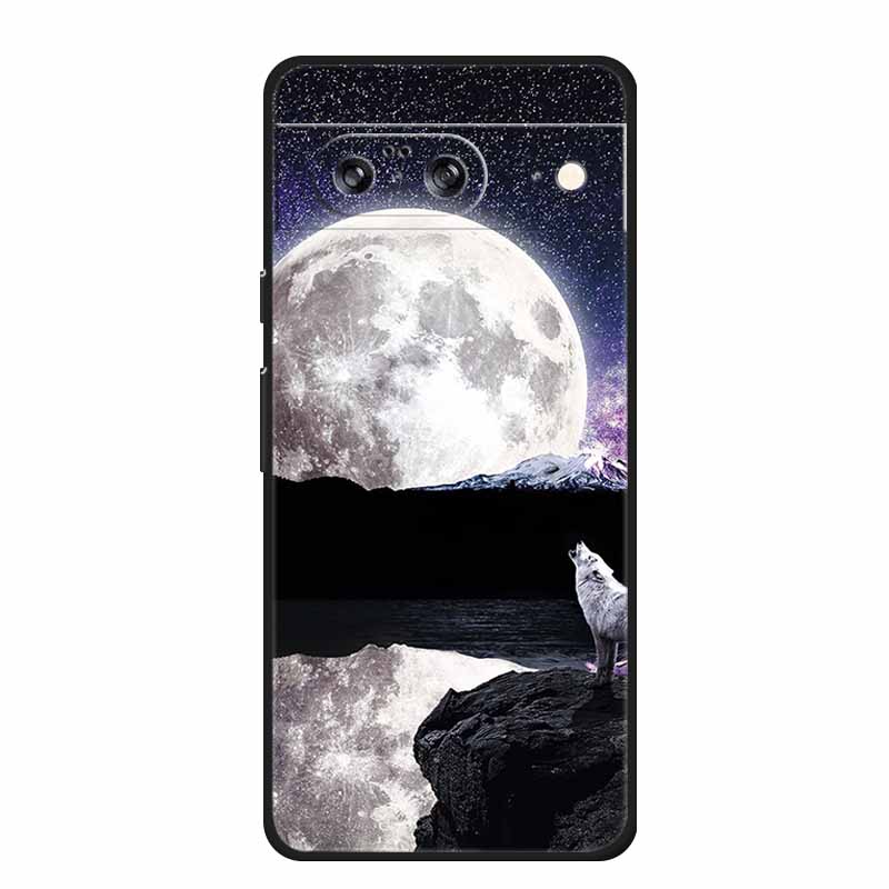 

For Google Pixel 8A 8 Pro Case Wolf Lion Silicone Soft TPU Back Cover for Google Pixel 8 Pro Funda Cartoon Bumper Pixel8 Pixel8A -Google Pixel 8