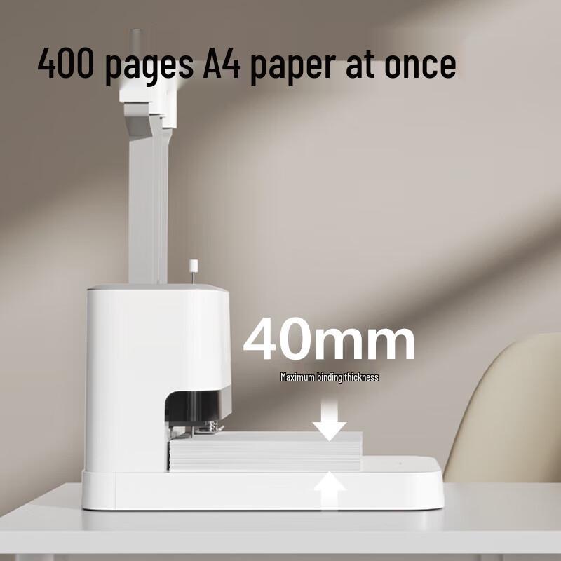 Deli Thermal Rivet Financial Document Binding Machine CN plug (adapter included)