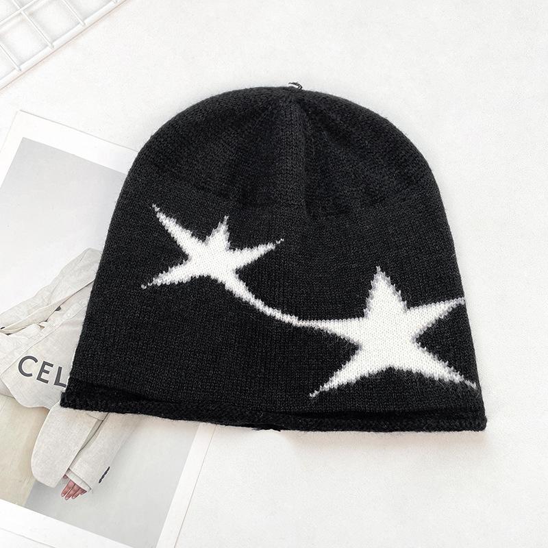 Dui Dui Hat Men and Women Retro Fashion Face Showing Small Casual Cold Hat Large Head Circumference Loose Warm Baotou Hat