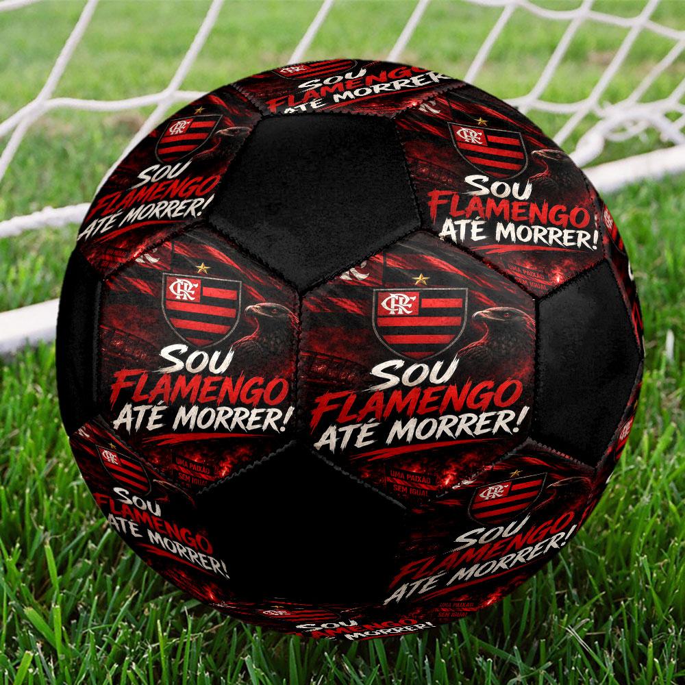 1pc Clube de Regatas do Flamengo Soccer Ball Size 5 Indoor Soccer Ball Fashion Colorful Backyard Game - Great For Sports Fans Gift HE22