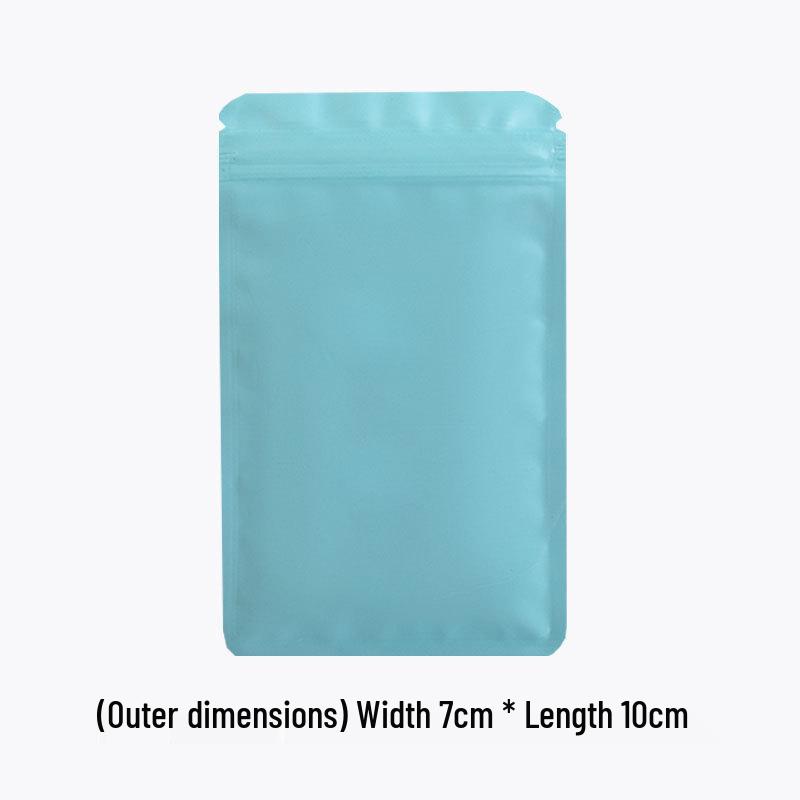 Double-Sided Frosted Aluminum Foil Self-Sealing Opaque Packaging Bag for Colored Ornaments