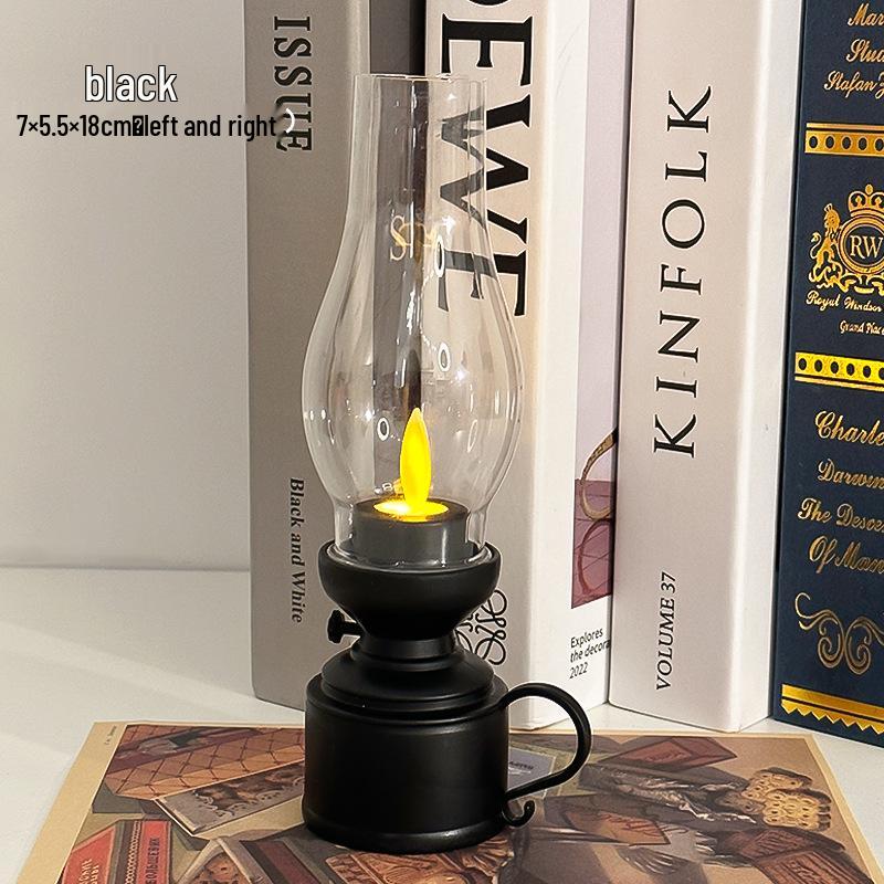 

Ретро светодиодная керосиновая лампа: Светящийся ночник и настольное украшение Color Box Packaging