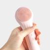 Facial Cleansing Brush Vibration Exfoliating Heating Silicone Face Scrub Brush for All Skin Types Pink Pink